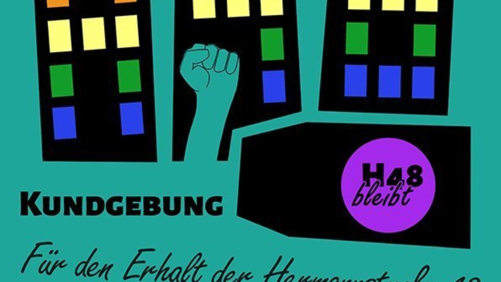 H48 Kundgebung Flyer