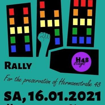 H48 Kundgebung Flyer en