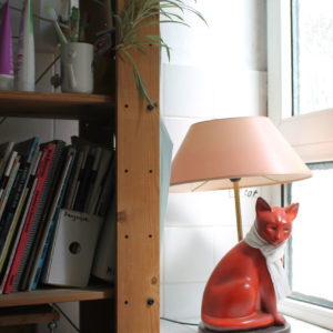Lampe in Form einer Katze