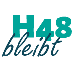 Logo mit dem Schriftzug H48 bleibt